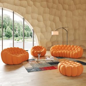 Luxury Curved Bubble Couch – 4 Seater